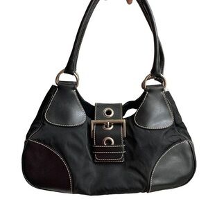Prada nylon and leather bag